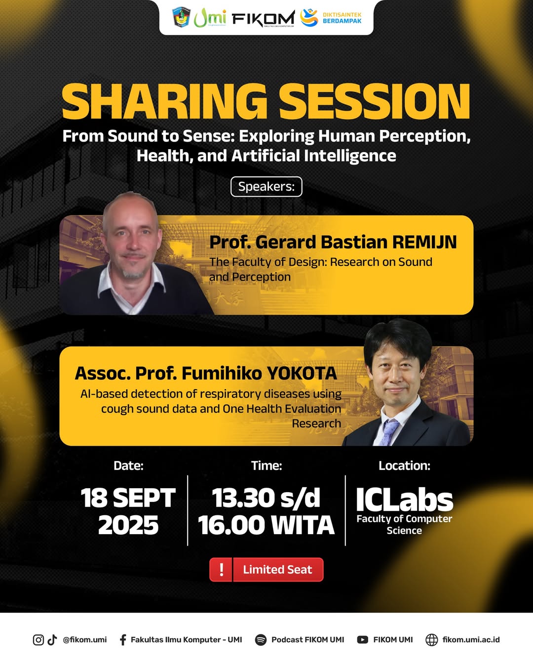SHARING SESSION: From Sound to Sense: Exploring Human Perception, Health, and Artificial Intelligence